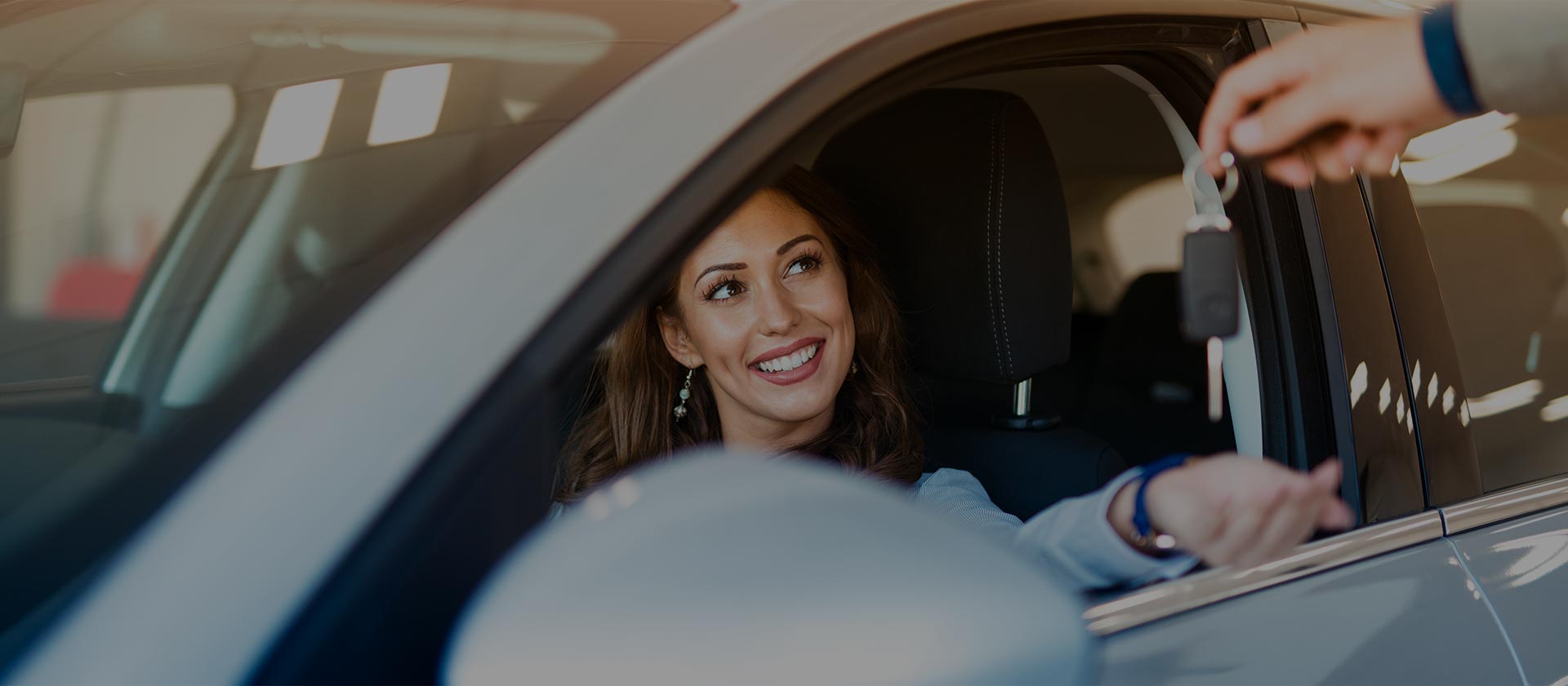 auto insurance customer smiling